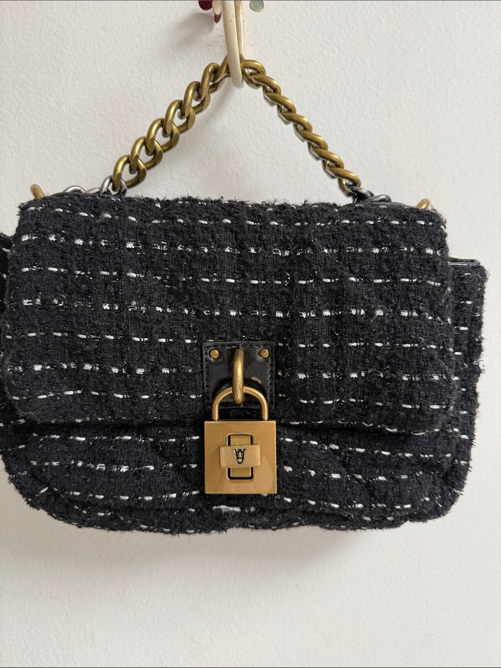 Steve Madden BTERRA-T Tweed Bag.